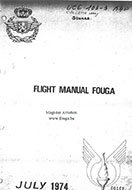 Belgian Air Force Fouga flight manual, second edition
